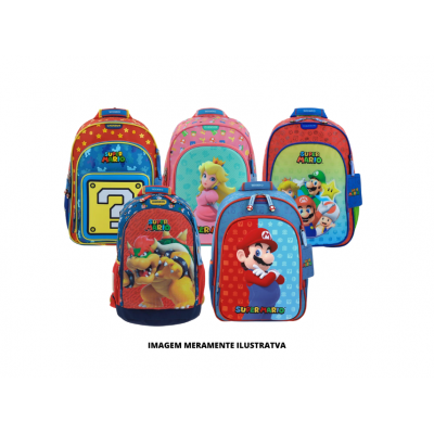 MOCHILA - CHENSON - ESCOLAR SUPER MARIO BROS